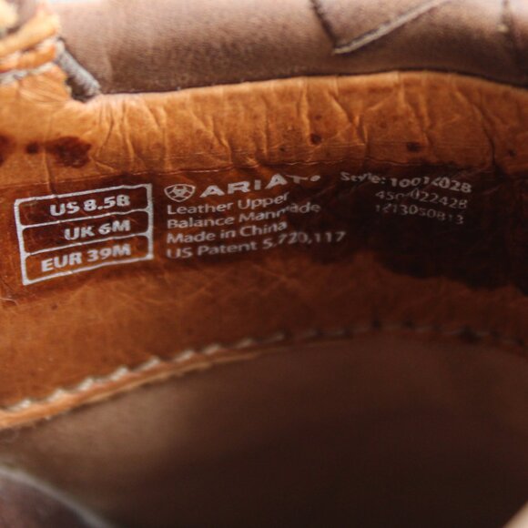 Ariat Womens Brown Leather Ashbourn Briar Slip On Clogs 10012028  Size 8.5 - Picture 7 of 7